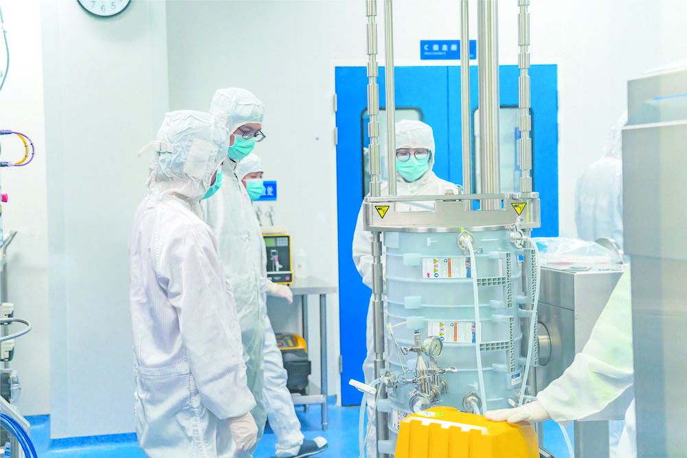 百利药业生产多特抗体的车间