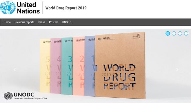 △联合国发布的《2019年世界毒品问题报告》