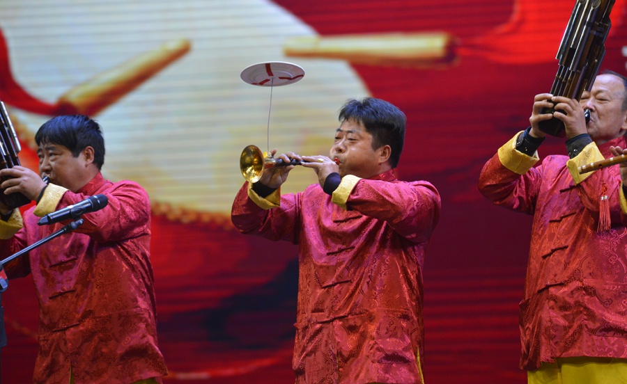 民间吹打乐大赛在凤阳拉开复赛帷幕