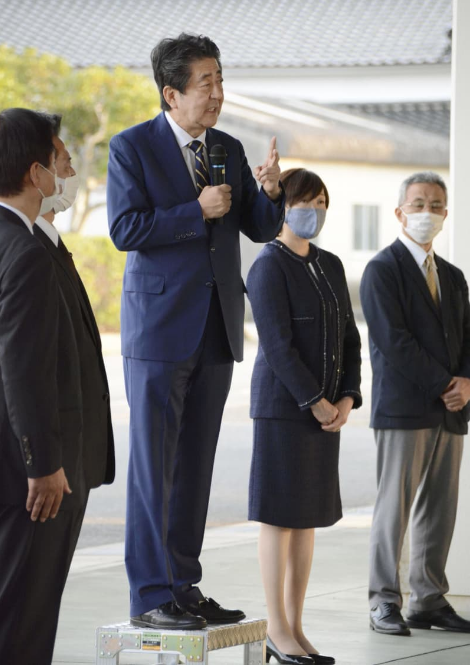 安倍公开表示自己恢复迅速(共同社)