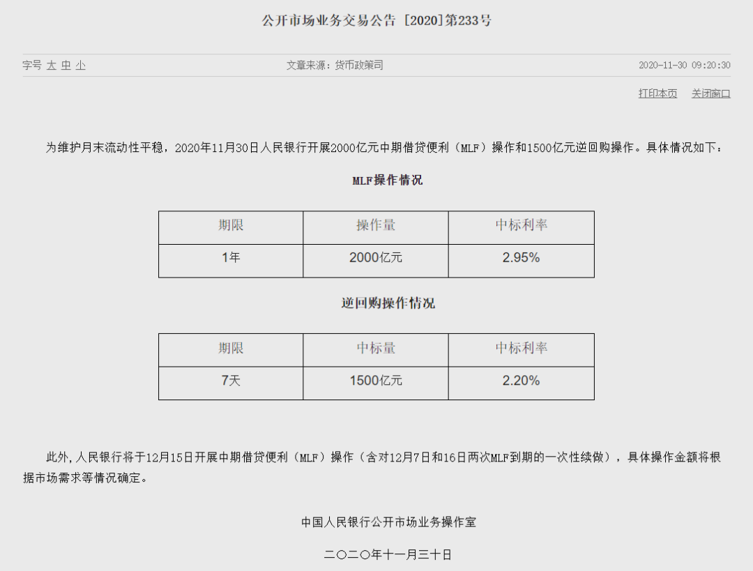 央行端出超预期“麻辣粉” 专家：有助于平抑中期利率的波动