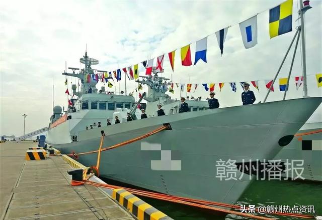 赣州舰我国自主研制生产的新一代056a轻型导弹护卫舰