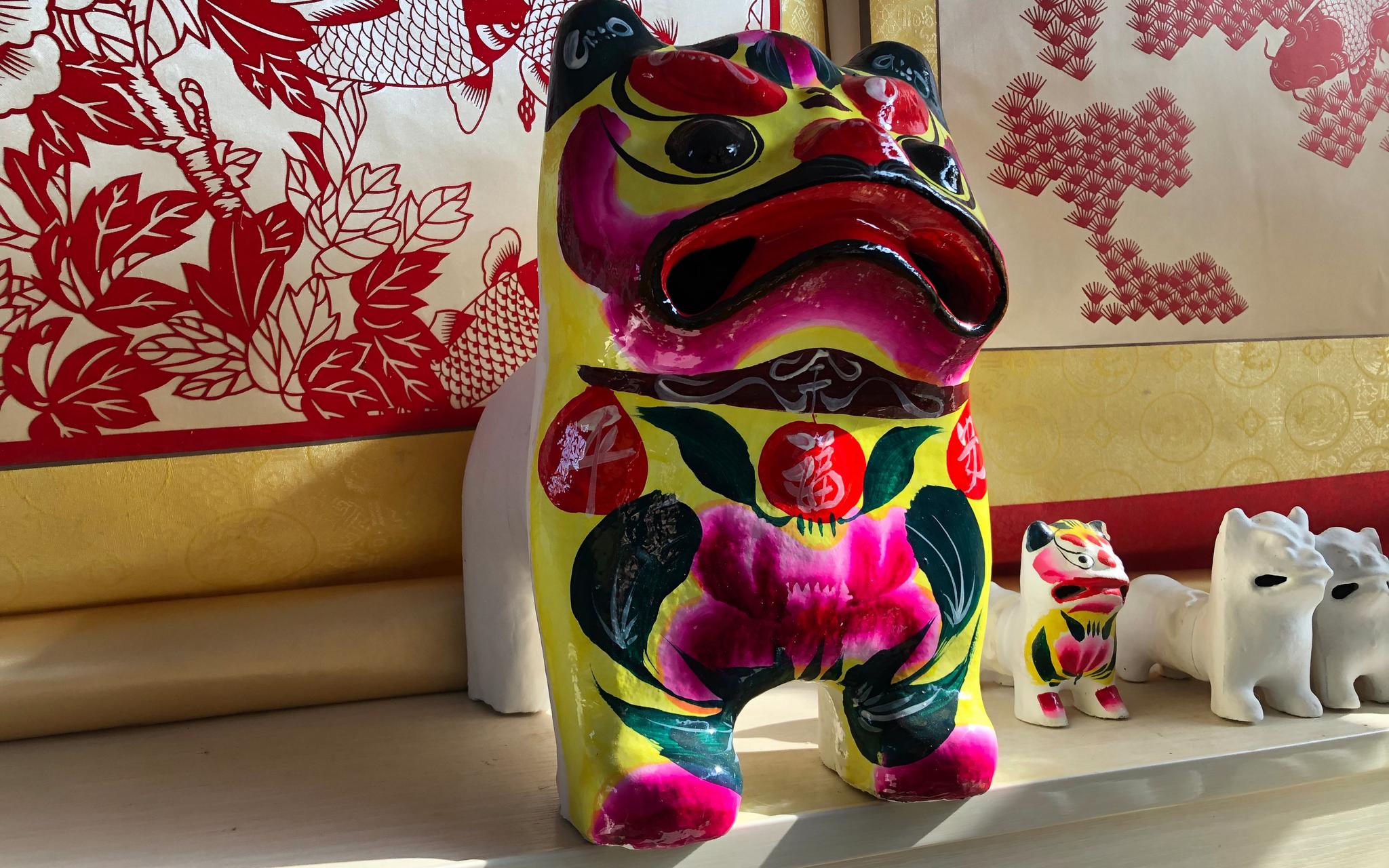 高密聂家庄村这只泥老虎会叫原来肚子里有木哨