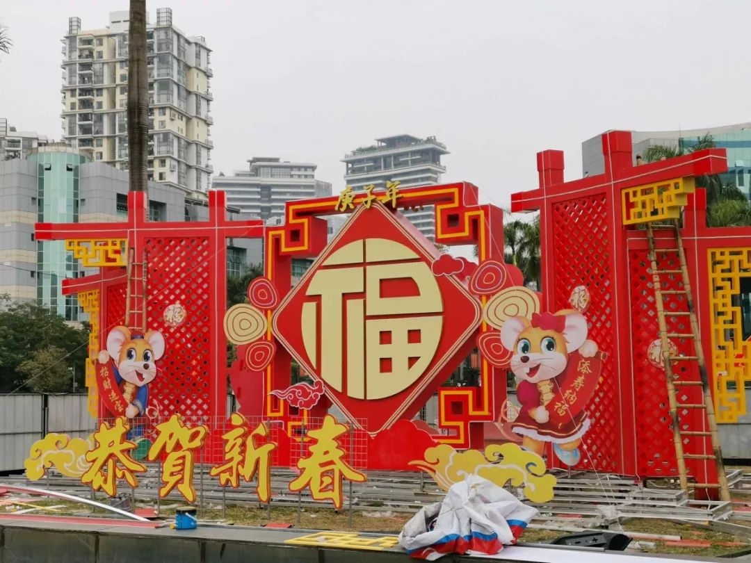 东莞这些美美哒新年景观亮相!|北广场|虎门_新浪新闻