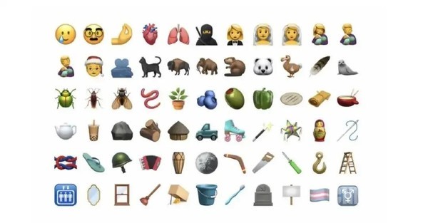 iOS14.2新增66个Emoji表情(图源网)