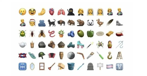 iOS 14.2新增66个Emoji表情（图源网）