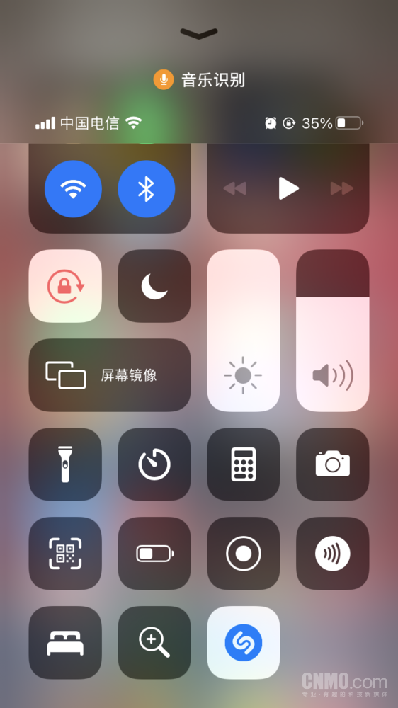 iOS 14.2控制中心新增[音乐识别]插件