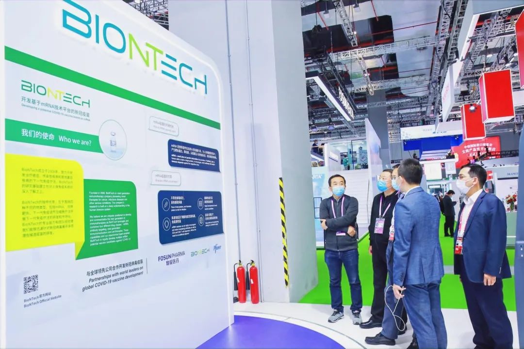 ▲mRNA疫苗技术展台