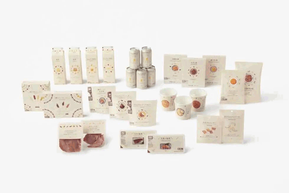 △罗森自有产品中 L marche 系列轻副食品和饮品。图片来源 | nendo