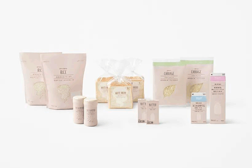 △罗森自有产品系列中 L basic 系列生活常备品。图片来源 | nendo