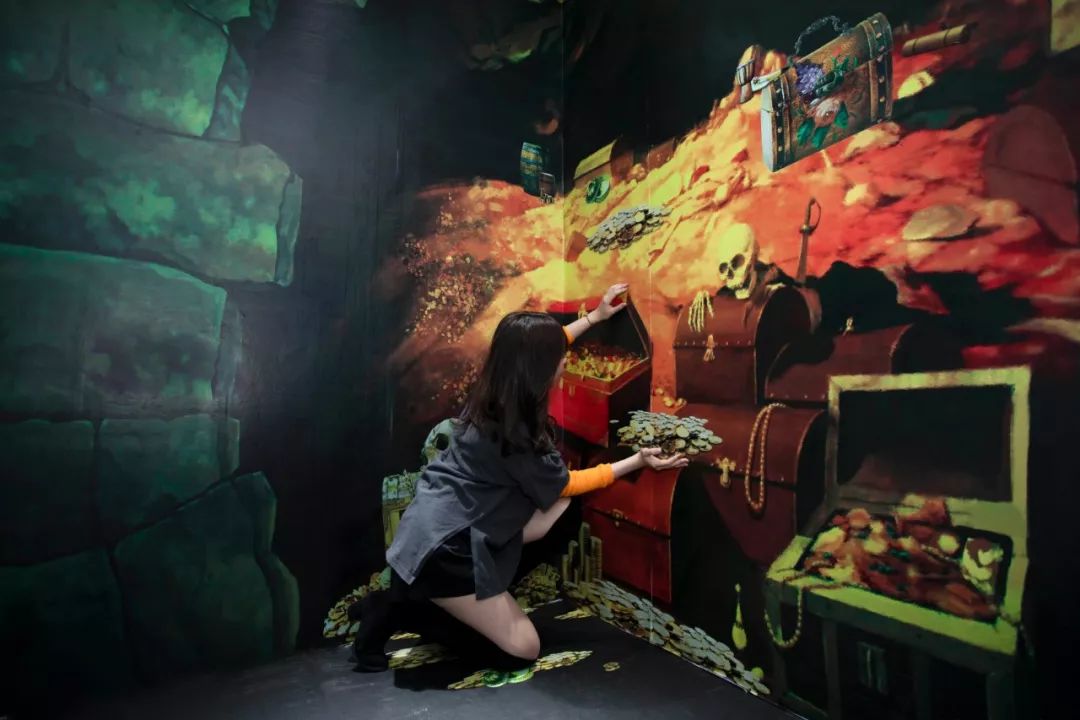 上利用平面透视原理3d壁画艺术起源于上世纪60年代3d魔幻博物馆part 1