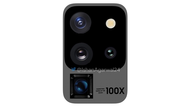 三星Galaxy S20 Ultra 5G相机图像曝光 拥有4900mAh电池+100倍变焦