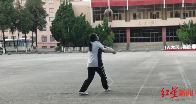 ▲云南,正在进走体育训练的孩子