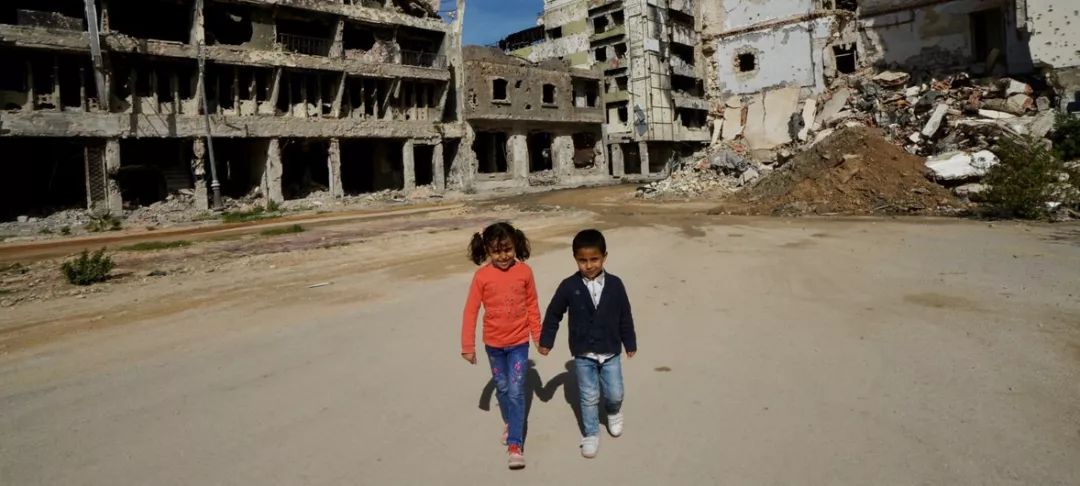 利比亚的儿童（图源：联合国官网）