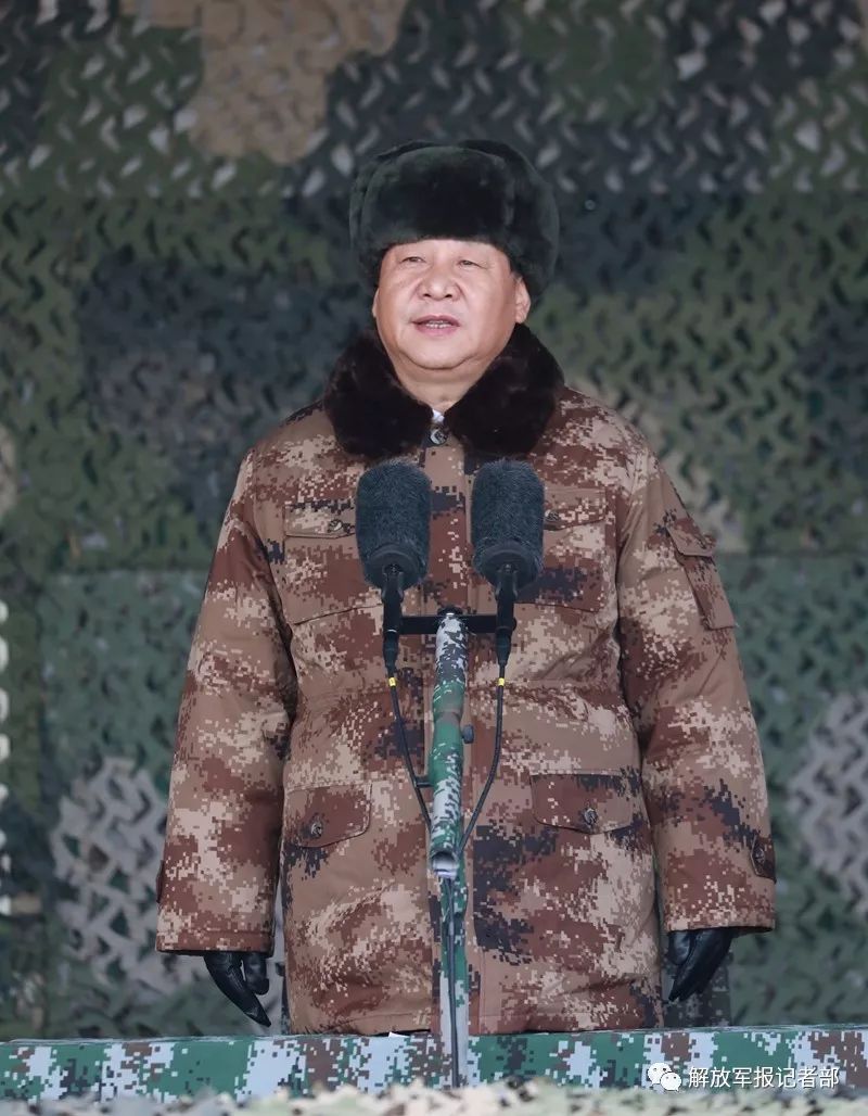 2018年1月3日上午,习近平向全军发布训令。