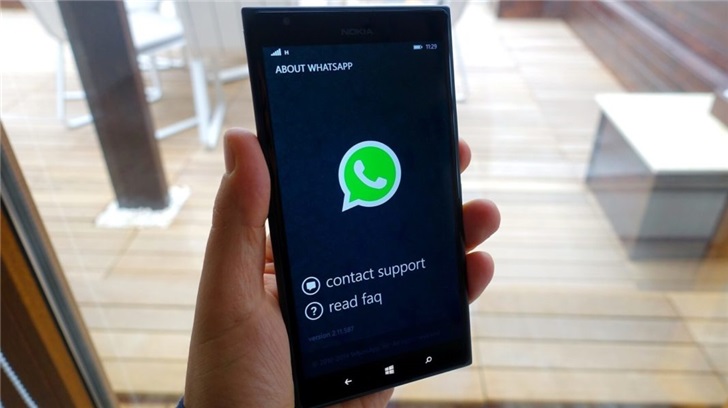 WhatsApp停止支持Windows Phone的手机 也将停止支持Windows 10 Mobile的手机