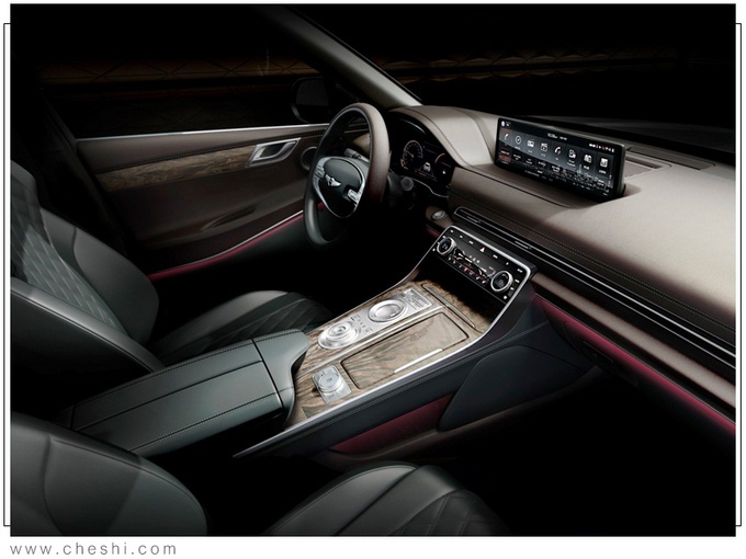 豪华内装不输GLE  捷恩斯全新GV80官图曝光