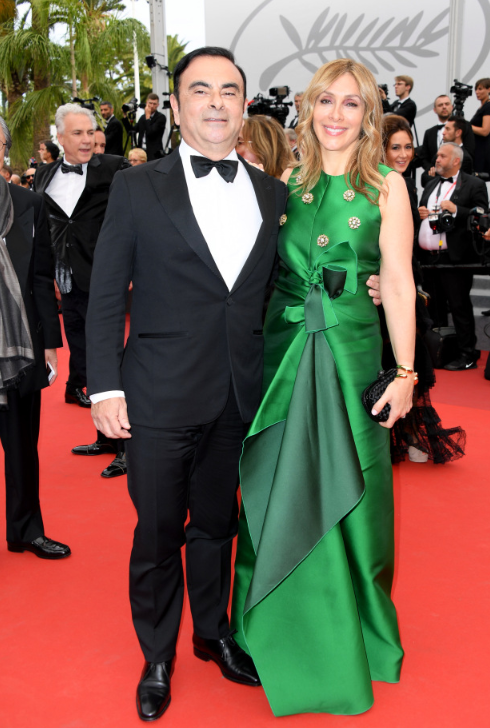 △戈恩与妻子卡罗尔·戈恩 资料图 图片来源：《太阳报》