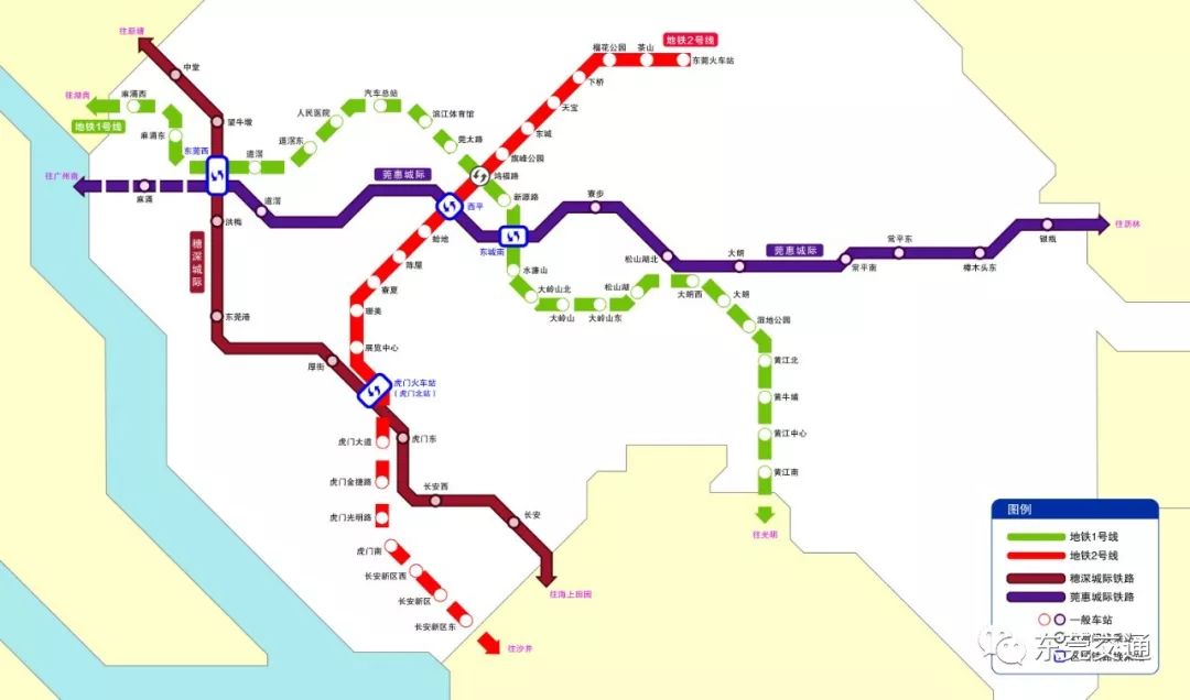 东莞地铁线路图 城轨图片
