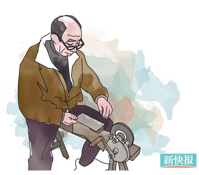 磨刀喽!走街串巷二十载,广州磨刀匠收入不输白领_新浪新闻