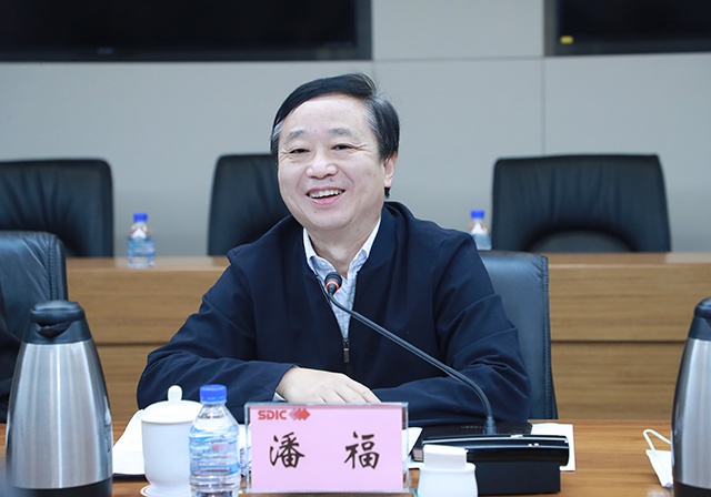 杜文民会见华润集团党委委员纪委书记潘福