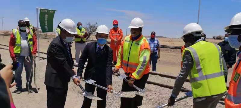 中企承建纳米比亚西海岸铁路修复升级项目开工