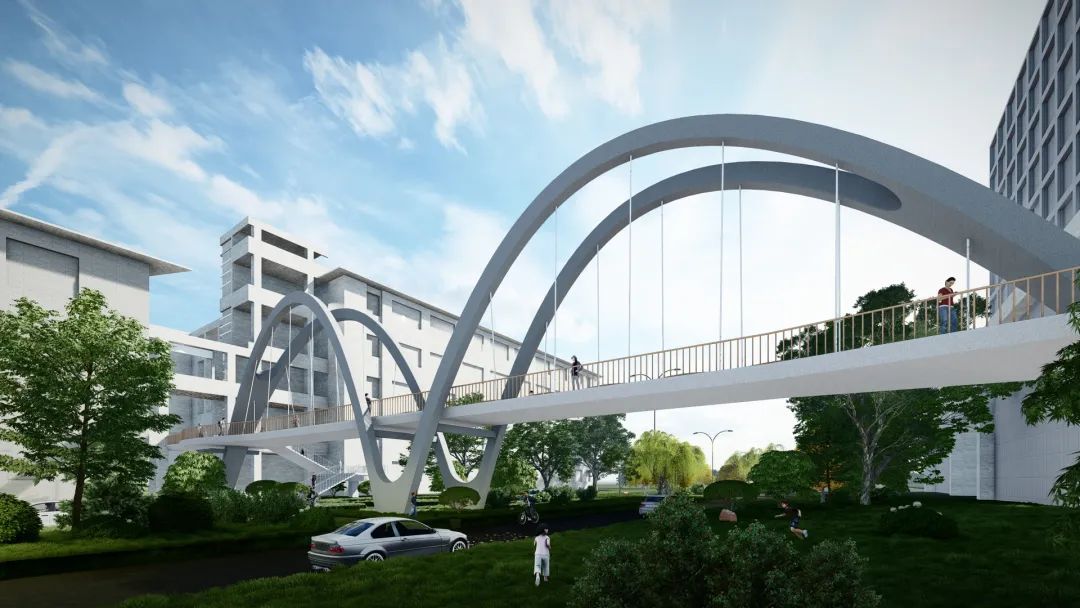 "渭"桥助力,选出你心目中的长安大学跨汽车试验场人行天桥!