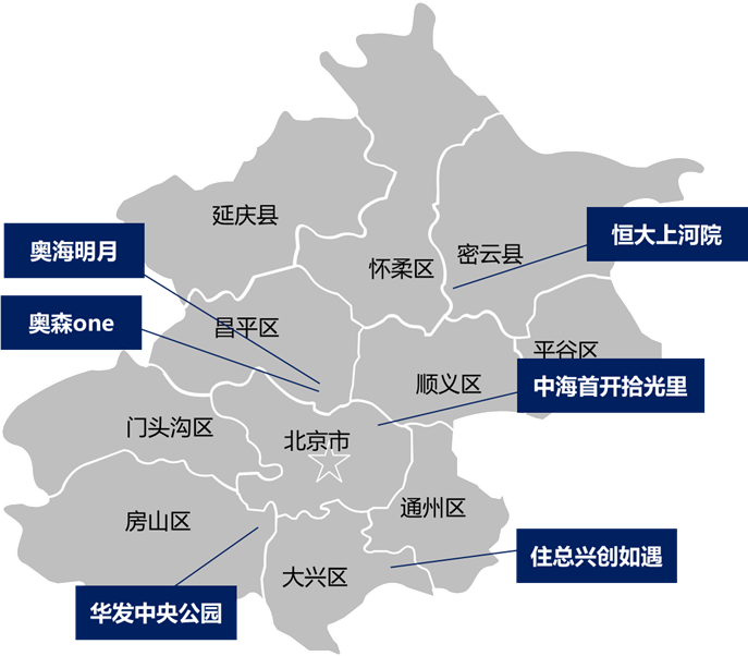 华北区新开盘谍报临近年底推盘增加刚需项目热销