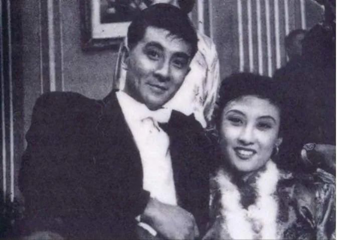 ·趙丹（左）和黃宗英