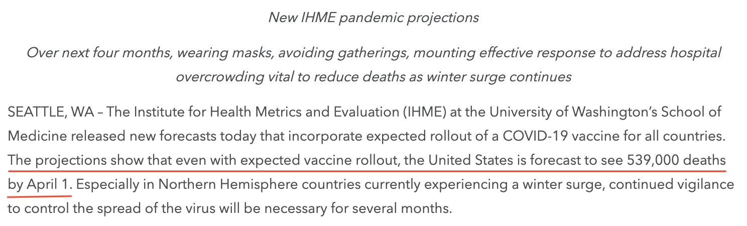 △华盛顿大学健康指标和评估研究所发布的预测报告