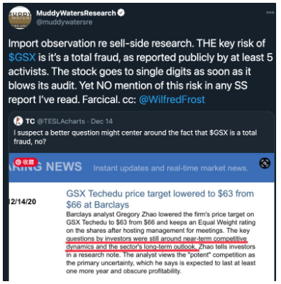 浑水再次“炮轰”跟谁学，两月间跟谁学股价接近腰斩