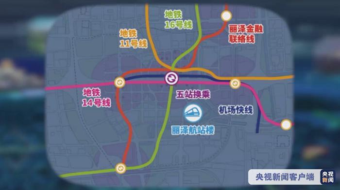 丽泽城市航站楼及新机场线北延一体化工程,位于丽泽金融商务区核心区.