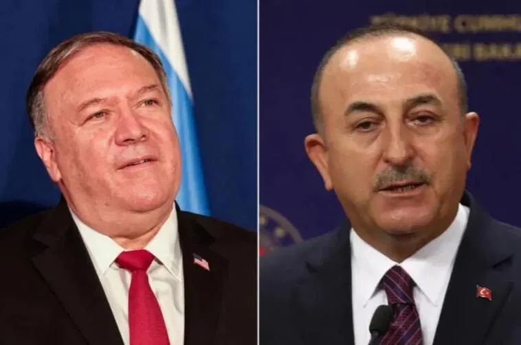 蓬佩奥、恰武什奥卢（资料图）