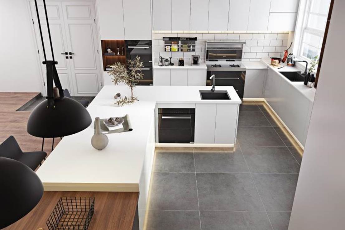 优格全屋定制| 开放式厨房 岛台 这个厨房精致有腔调