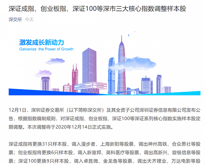 图说：深交所公告来源：深交所网站