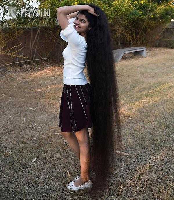 报道,巴特尔来自印度西部古茶拉底省莫达萨小镇,是"世界头发最长