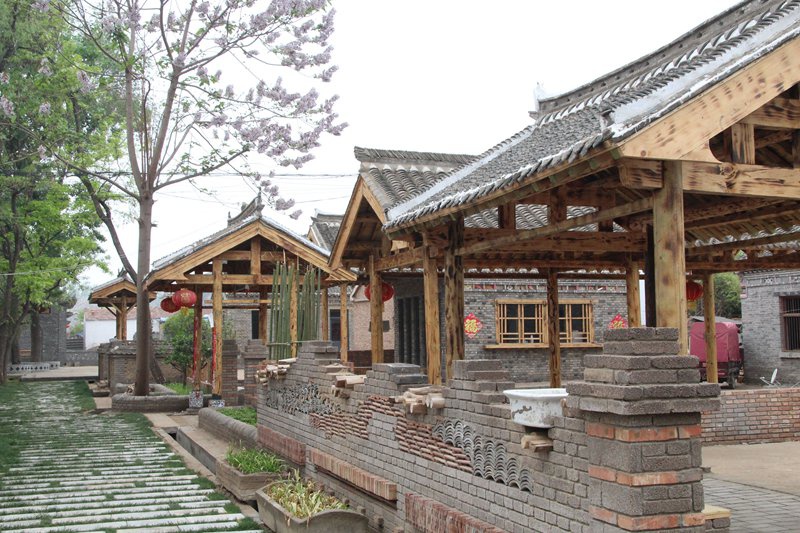 民权县花园乡赵洪坡民俗文化村盛装迎新春