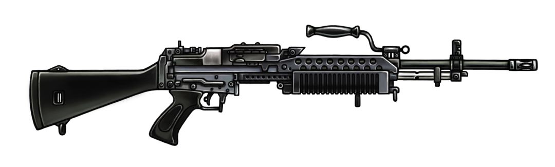 大话军事抄袭与经典m63轻机枪和m60通用机枪