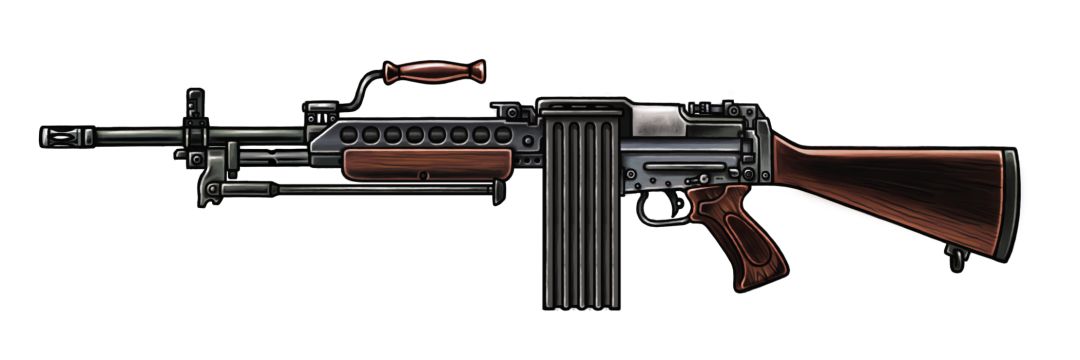 大话军事抄袭与经典m63轻机枪和m60通用机枪