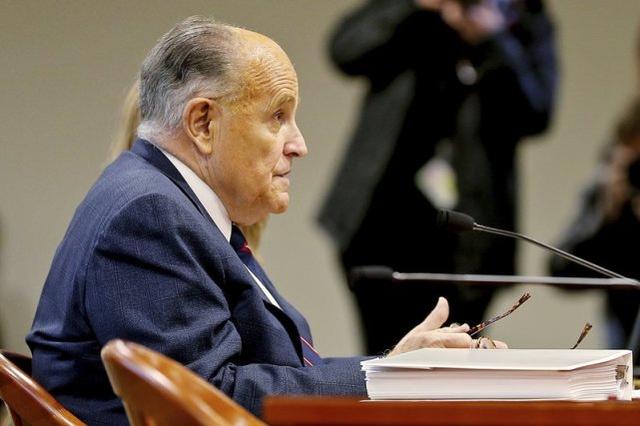 特朗普的律师朱利安尼 图源：美联社