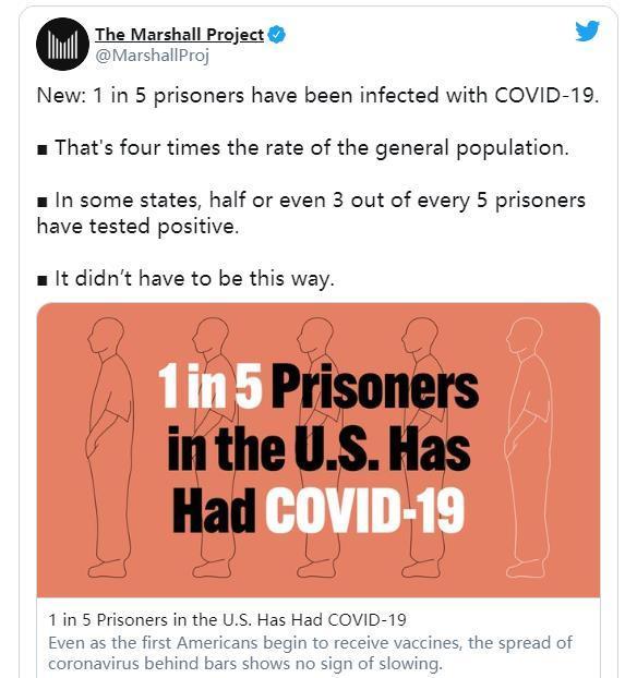 非营利性在线新闻组织“马歇尔计划”推特截图