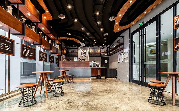 瑞幸咖啡线下门店,图源其官微