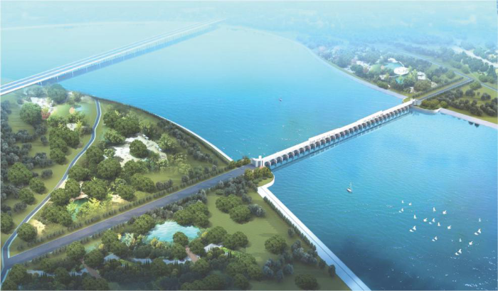 淠河六安市城南水环境综合治理工程效果图