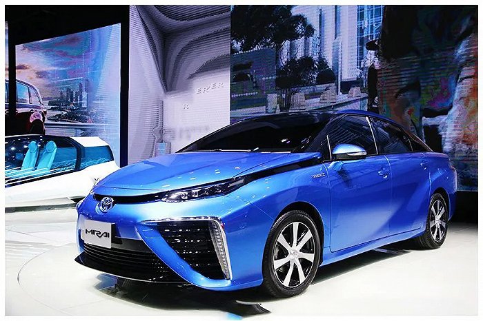 氢燃料电池汽车Mirai，图源丰田中国官微