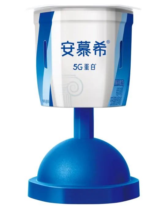一杯酸奶翻转六座城,安慕希"5g蓝胖子"重塑差异化营销路径
