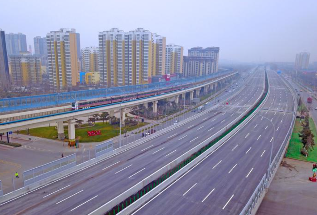 西安4条快速路竣工通车!