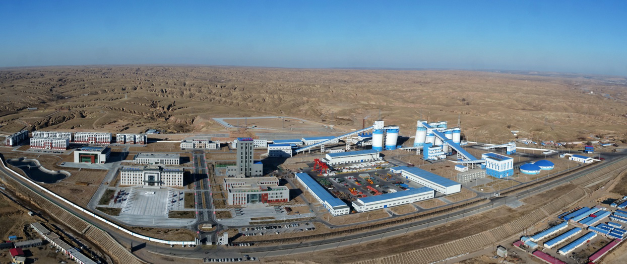 红庆梁煤矿一览图