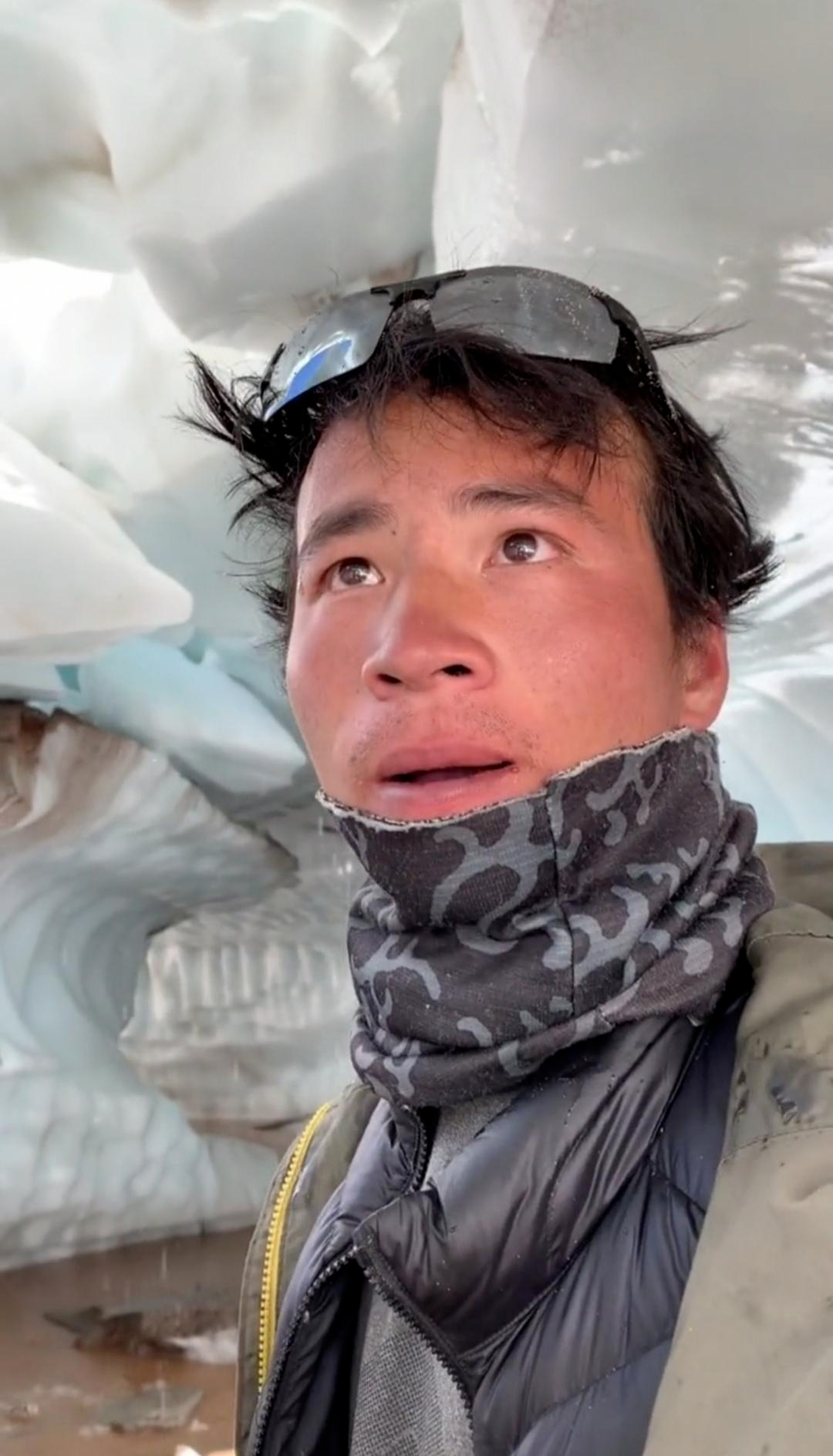 西藏冒险王坠入冰川曾徒步丈量70多座冰川称危险有时候会让人上瘾