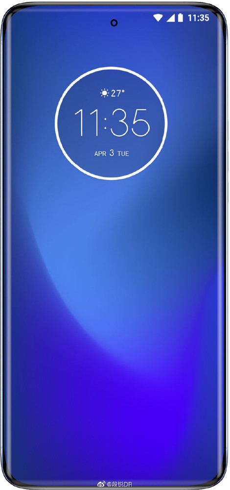 摩托罗拉新机又有新机了！渲染图曝光 四曲面屏 