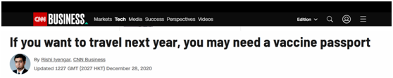确诊超1900万，美媒刊文称可能需扫“电子疫苗护照”防范新冠疫情|CNN|美国|疫情_新浪科技_新浪网